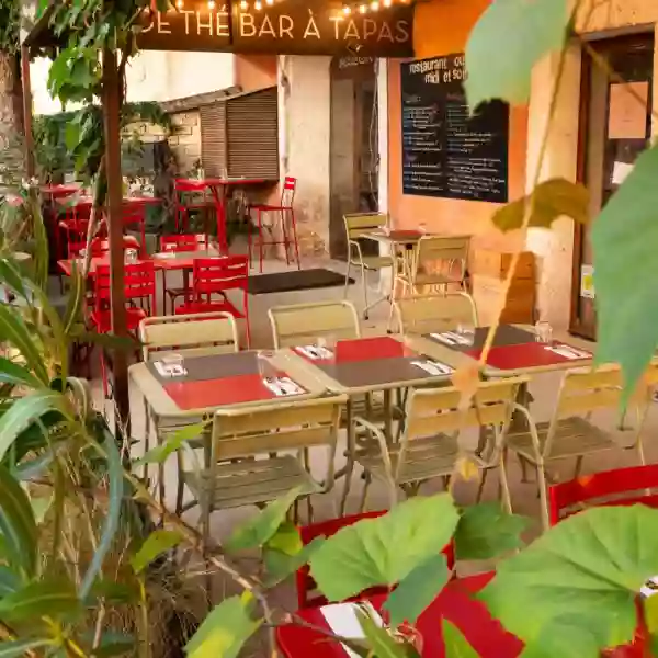 Le restaurant - Maison Baumo - Bonnieux - Restaurant terrasse Bonnieux